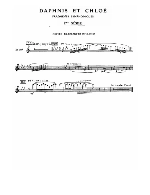 Piccolo Clarinet (E♭, Offstage)