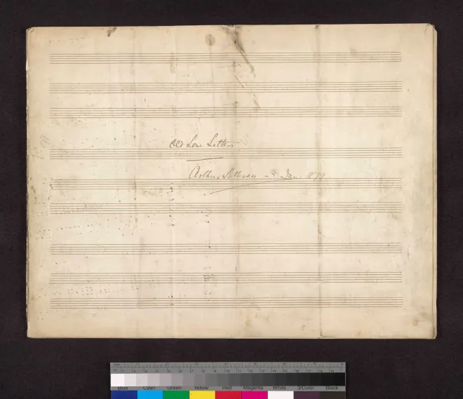 First page of Old Love Letters