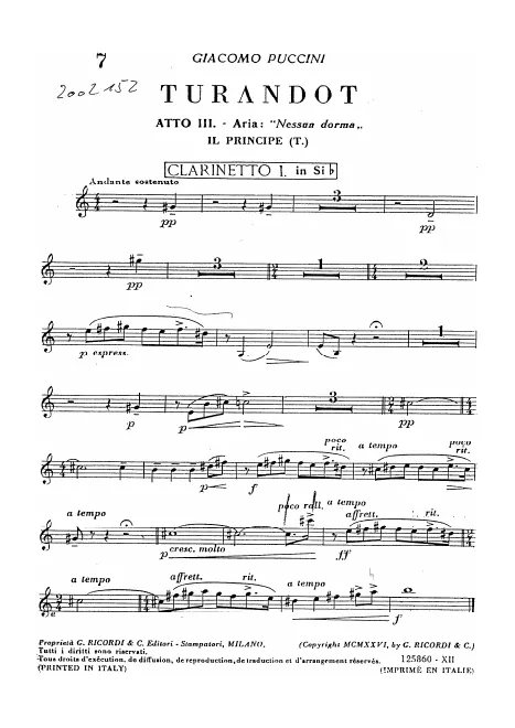Clarinet 1 (B♭)