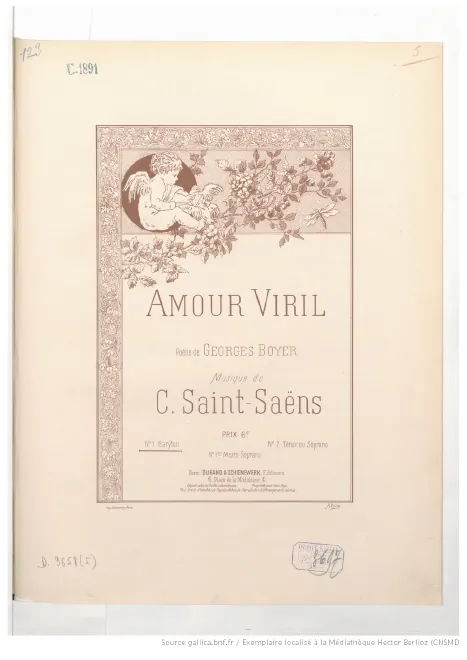 First page of Amour viril