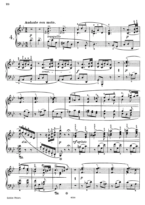 First page of Keyboard Sonata in G minor