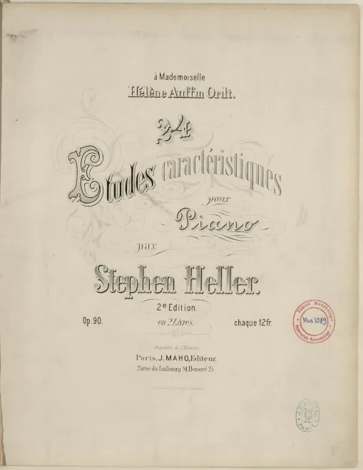 First page of 24 Etudes