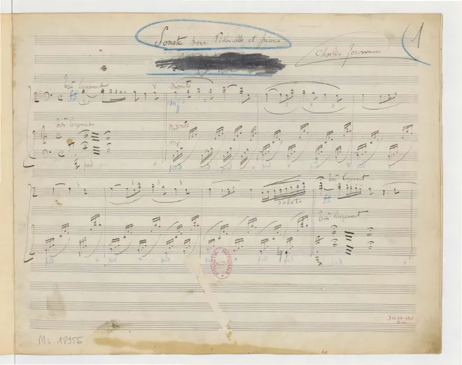 First page of Cello Sonata