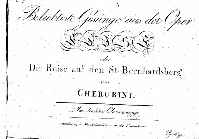 First page of Eliza, ou Le voyage aux glaciers du Mont St-Bernard