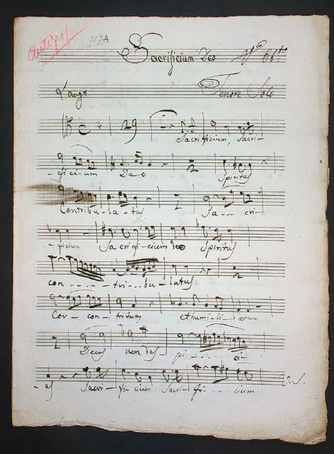First page of Sacrificium