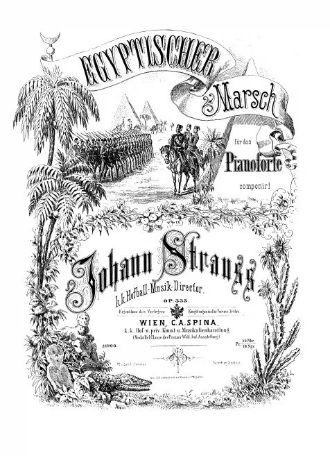 First page of Egyptischer Marsch