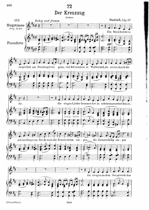 First page of Der Kreuzzug
