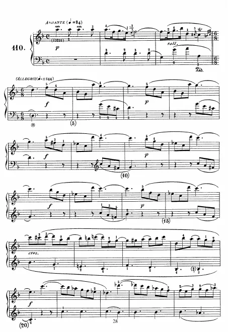 First page of Keyboard Sonata in D minor