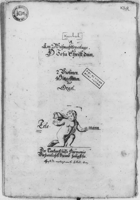 First page of O Jesu Christ, dein