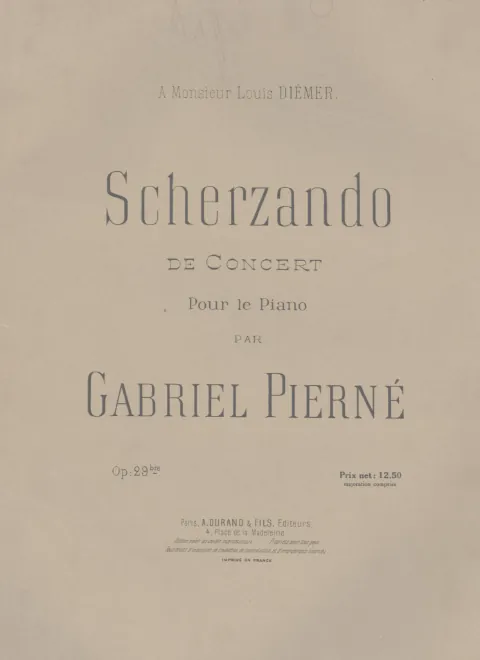 First page of Trois Pièces