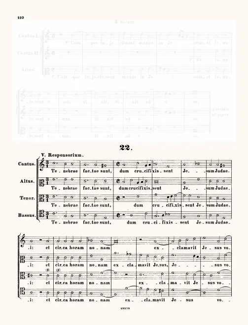 First page of Tenebrae factae sunt