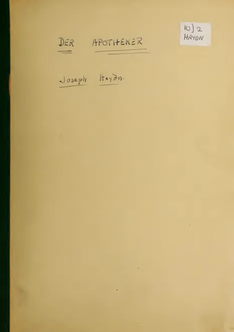 First page of Lo speziale