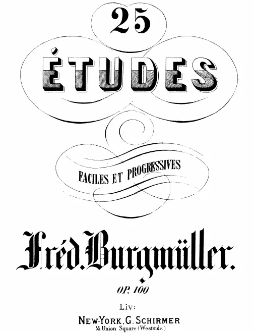 First page of 25 Études faciles et progressives