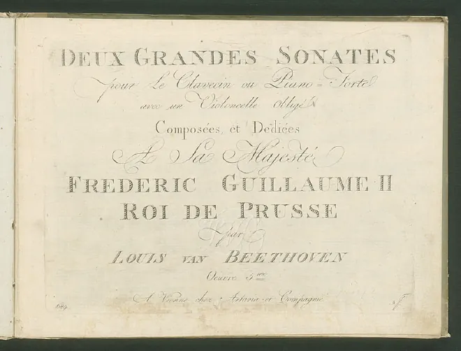 First page of 2 Cello Sonatas