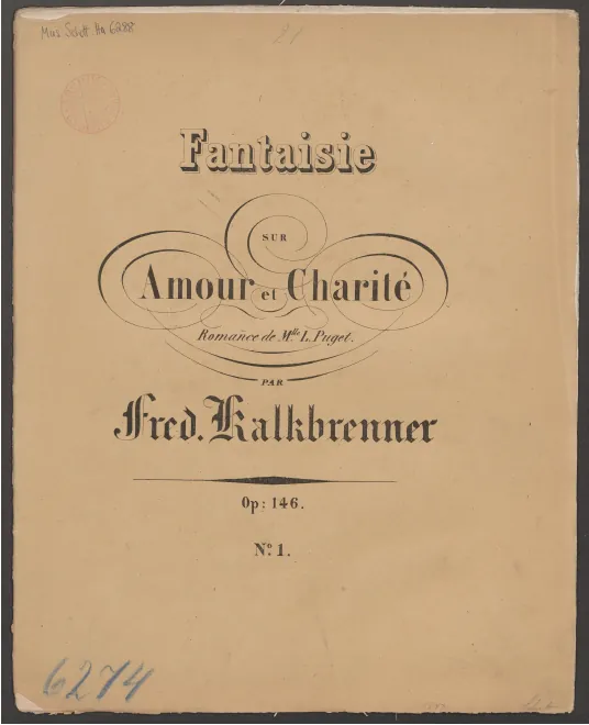 First page of 3 Fantaisies de Salon