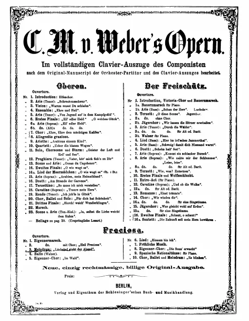 First page of Preciosa