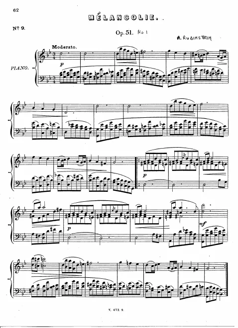 First page of 6 Morceaux
