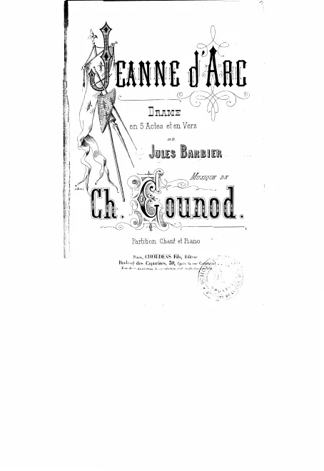 First page of Jeanne d'Arc