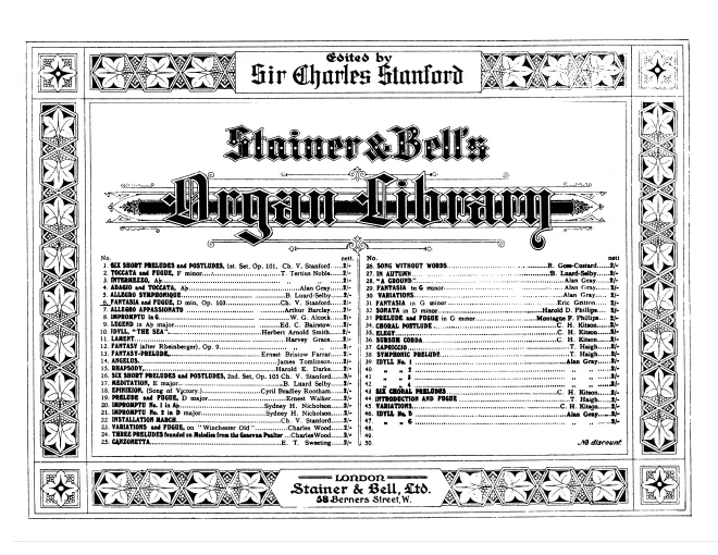 First page of Fantasia and Fugue