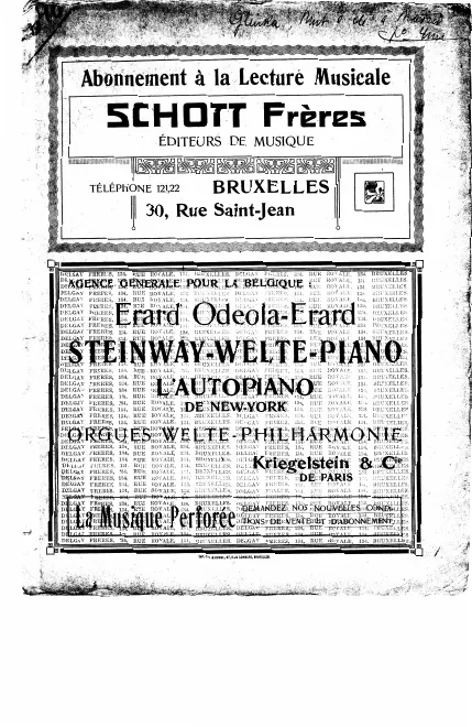 First page of Souvenir d’une nuit d’été à Madrid