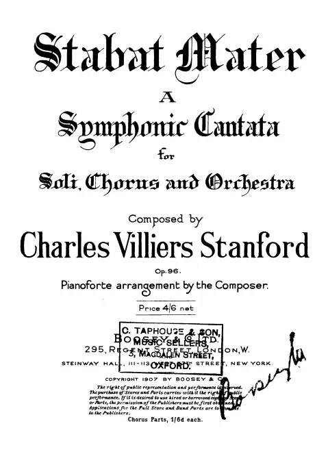 First page of Stabat Mater