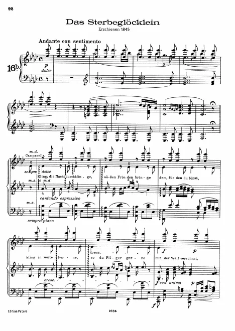 First page of 6 Melodien von Franz Schubert
