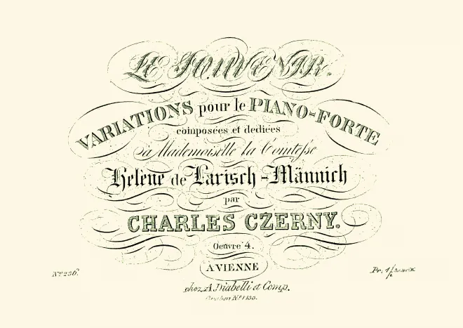 First page of Le souvenir
