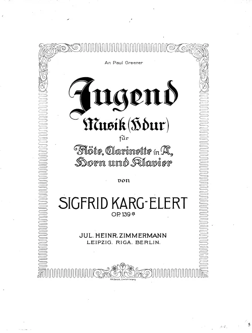 First page of Jugend