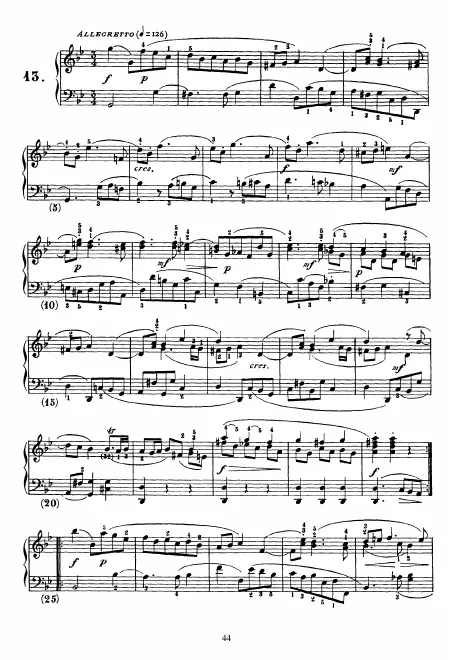 First page of Keyboard Sonata in G minor