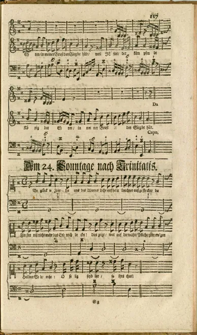 First page of Beglückte Zeit, die uns des Wortes Licht