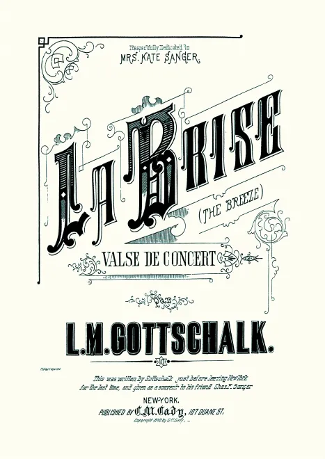 First page of La brise