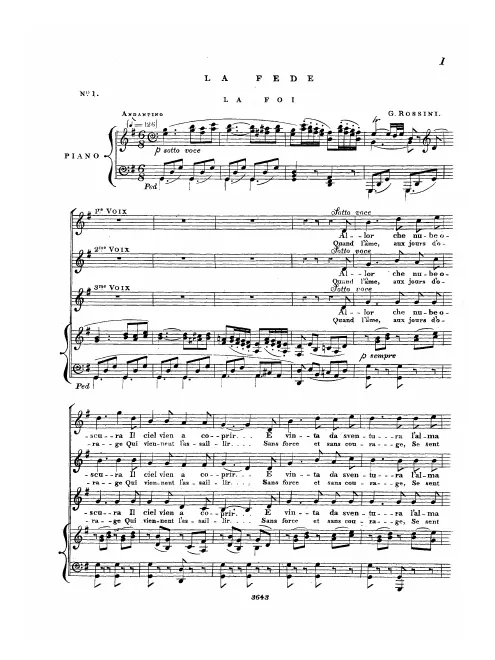 First page of 3 Chœurs religieux