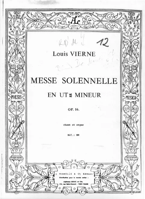 First page of Messe Solennelle