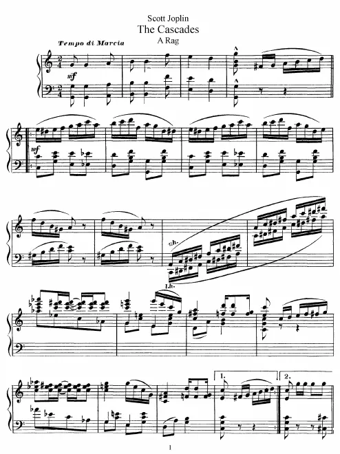 First page of The Cascades