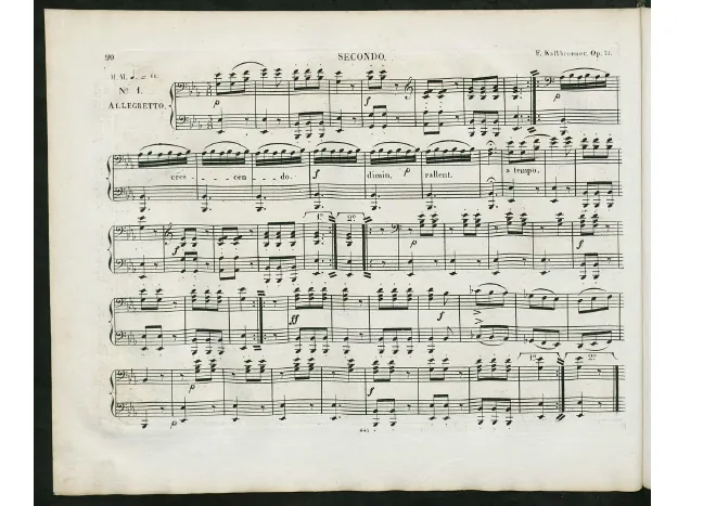 First page of Trois Pieces faciles pour piano à quatre mains
