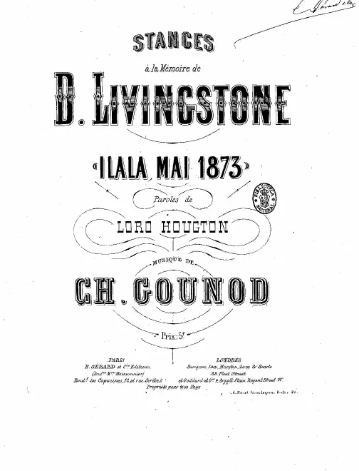 First page of Ilala (May 1873)
