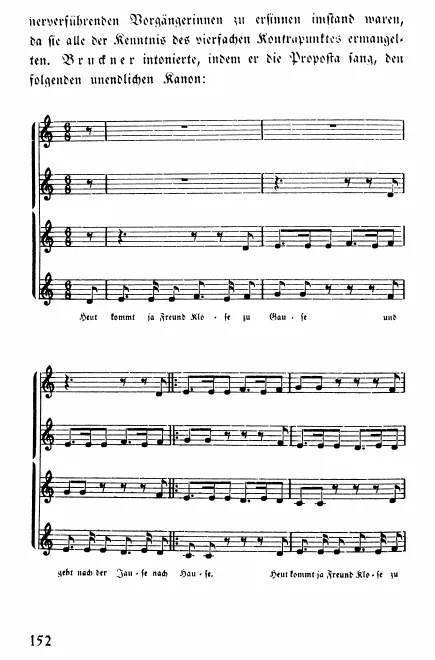 First page of Heut kommt ja Freund Klose zum Gause