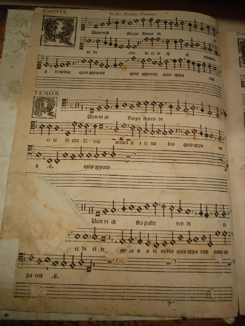 First page of Quem vidistis, pastores