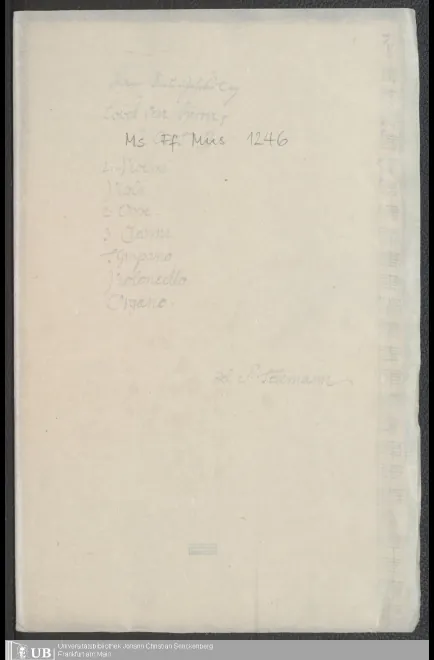 First page of Lobet den Herrn alle seine Heerscharen
