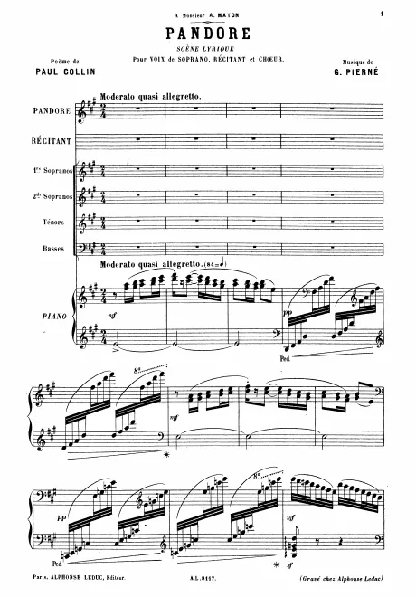 First page of Pandore