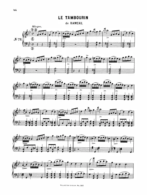 First page of Suite in E minor