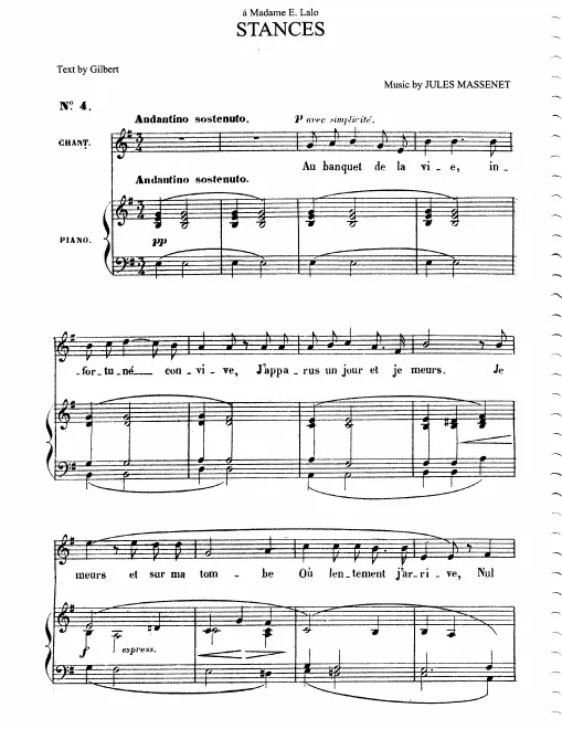 First page of Stances