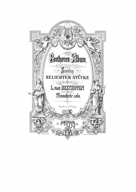 First page of Beethoven-Album