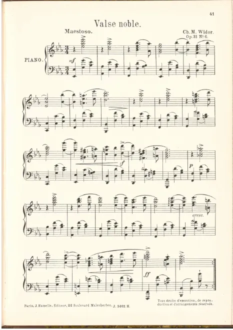 First page of 12 Feuillets d'album