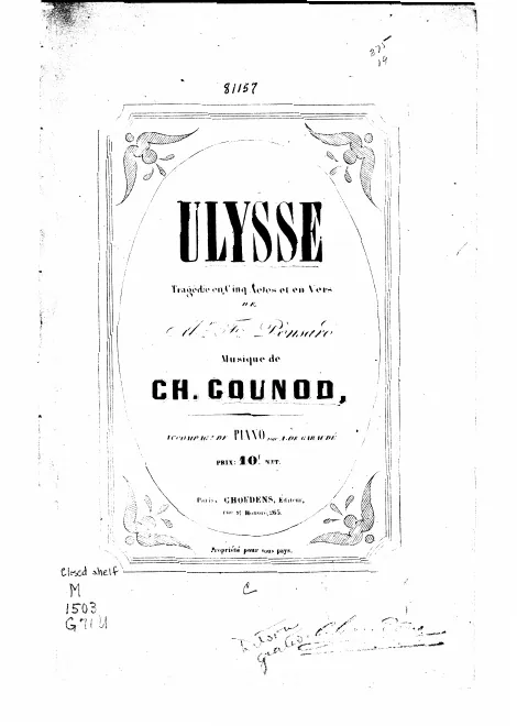 First page of Ulysse