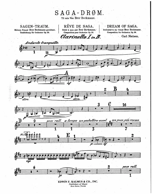 First page of Saga-drøm