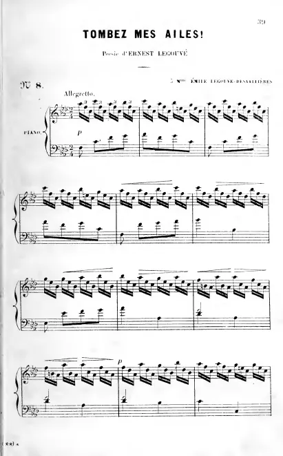 First page of Tombez, mes ailes!