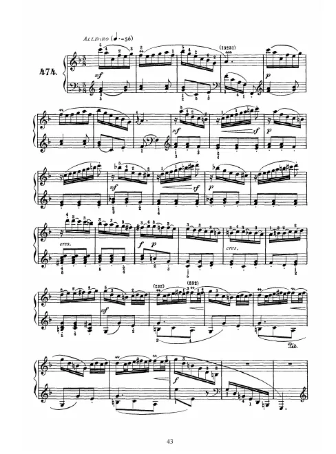 First page of Keyboard Sonata in F major