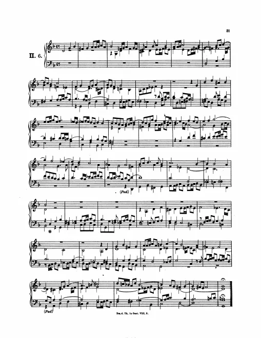 First page of Magnificat Fugue
