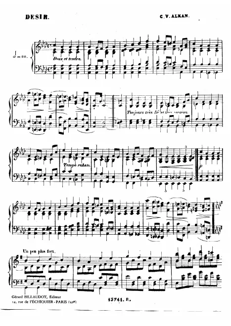 First page of Désir